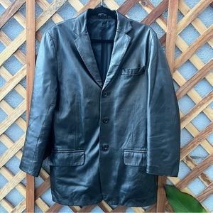 Kenneth Cole Men’s Leather Jacket/Blazer